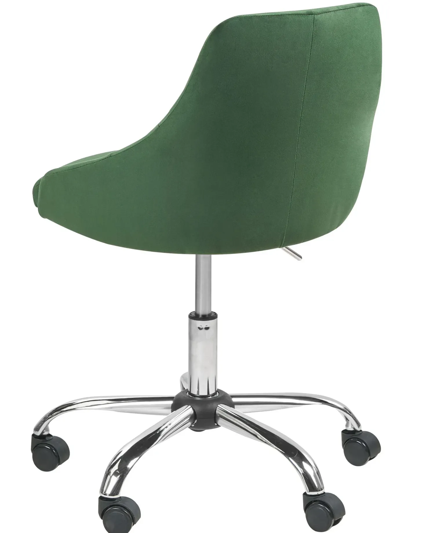 Sedia da scrivania PARRISH Velluto Verde smeraldo