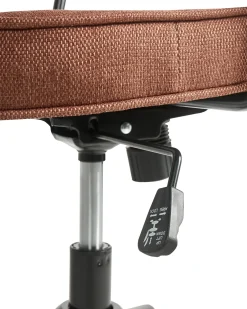 Sedia da scrivania PAWNEE Tessuto Marrone dorato