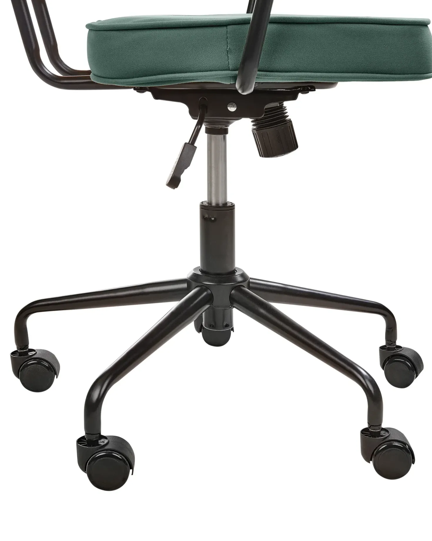 Sedia da scrivania PAWNEE Tessuto Verde scuro
