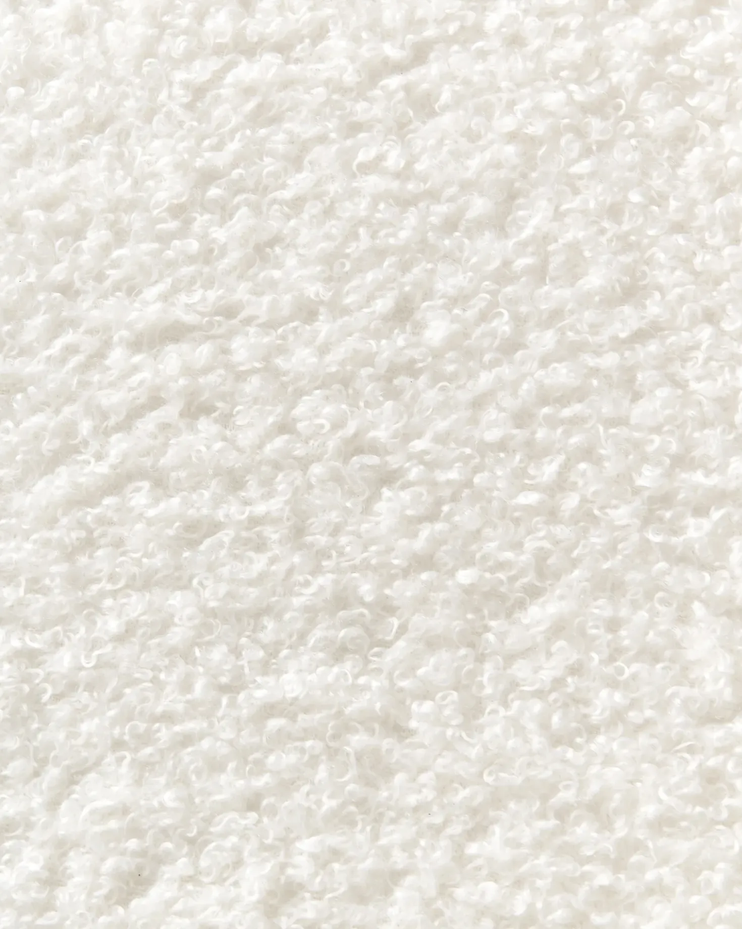 Sedia da scrivania PAWNEE Bouclé Bianco sporco