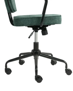 Sedia da scrivania PAWNEE Tessuto Verde scuro