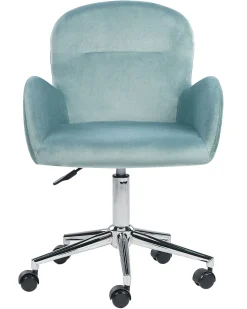 Sedia da scrivania PRIDDY Velluto Verde menta