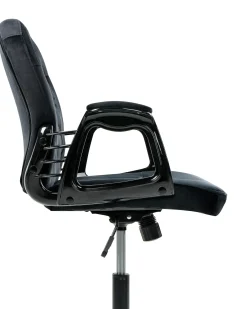 Sedia da scrivania PRINCESS Velluto Nero