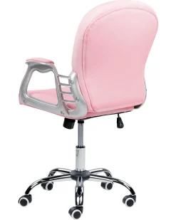 Sedia da scrivania PRINCESS Pelle sintetica Rosa