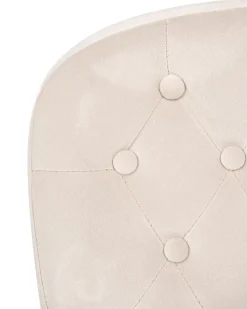 Sedia da scrivania PRINCESS Velluto Tortora