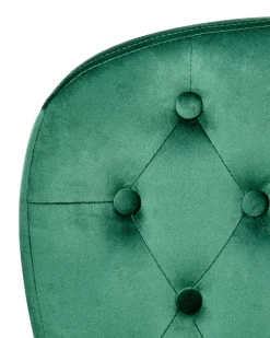 Sedia da scrivania PRINCESS Velluto Verde