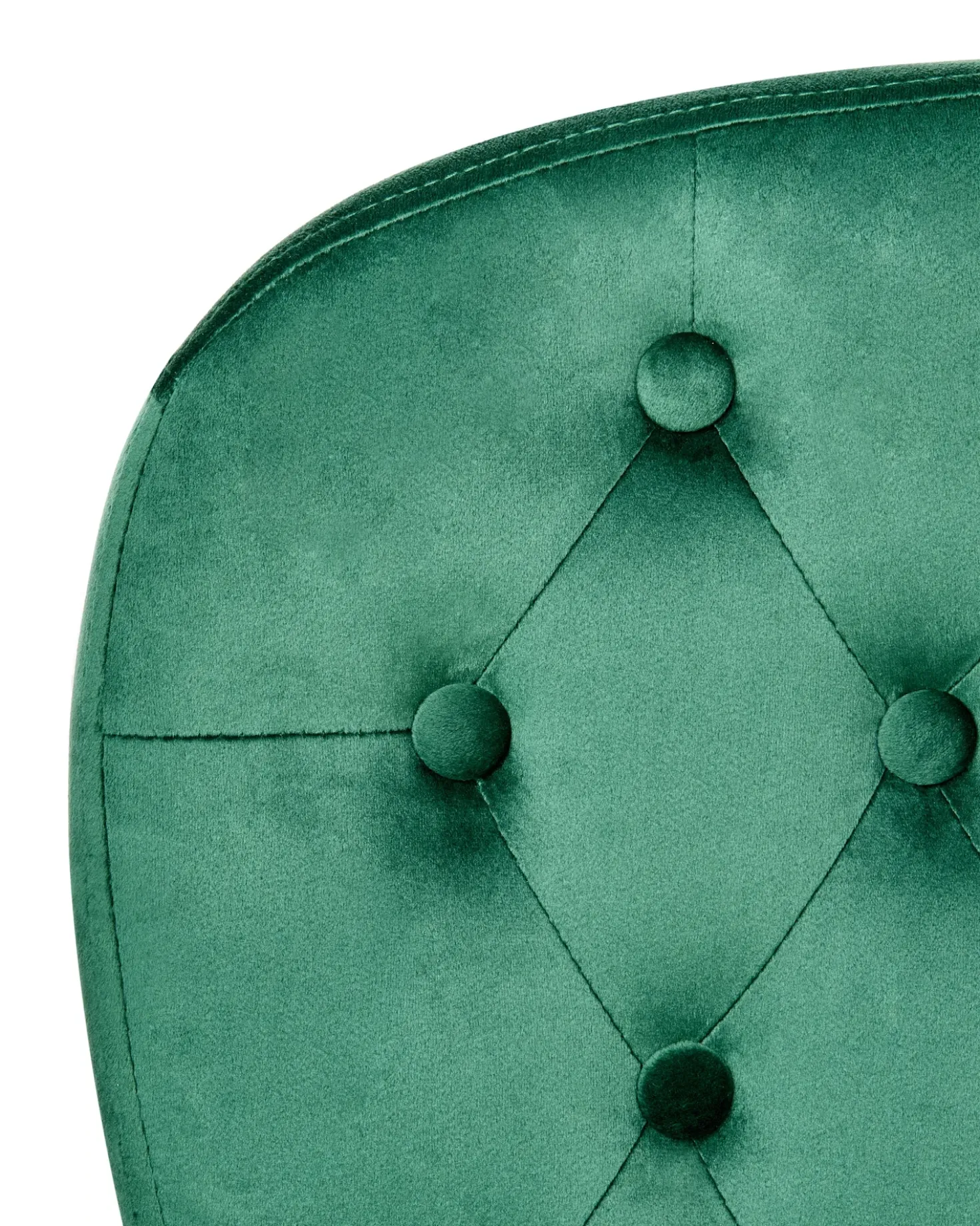 Sedia da scrivania PRINCESS Velluto Verde