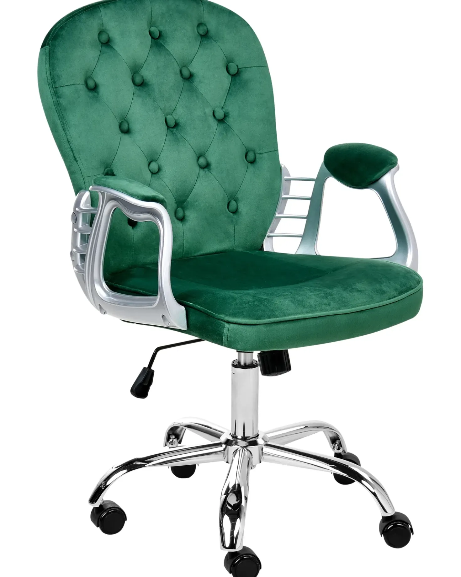 Sedia da scrivania PRINCESS Velluto Verde