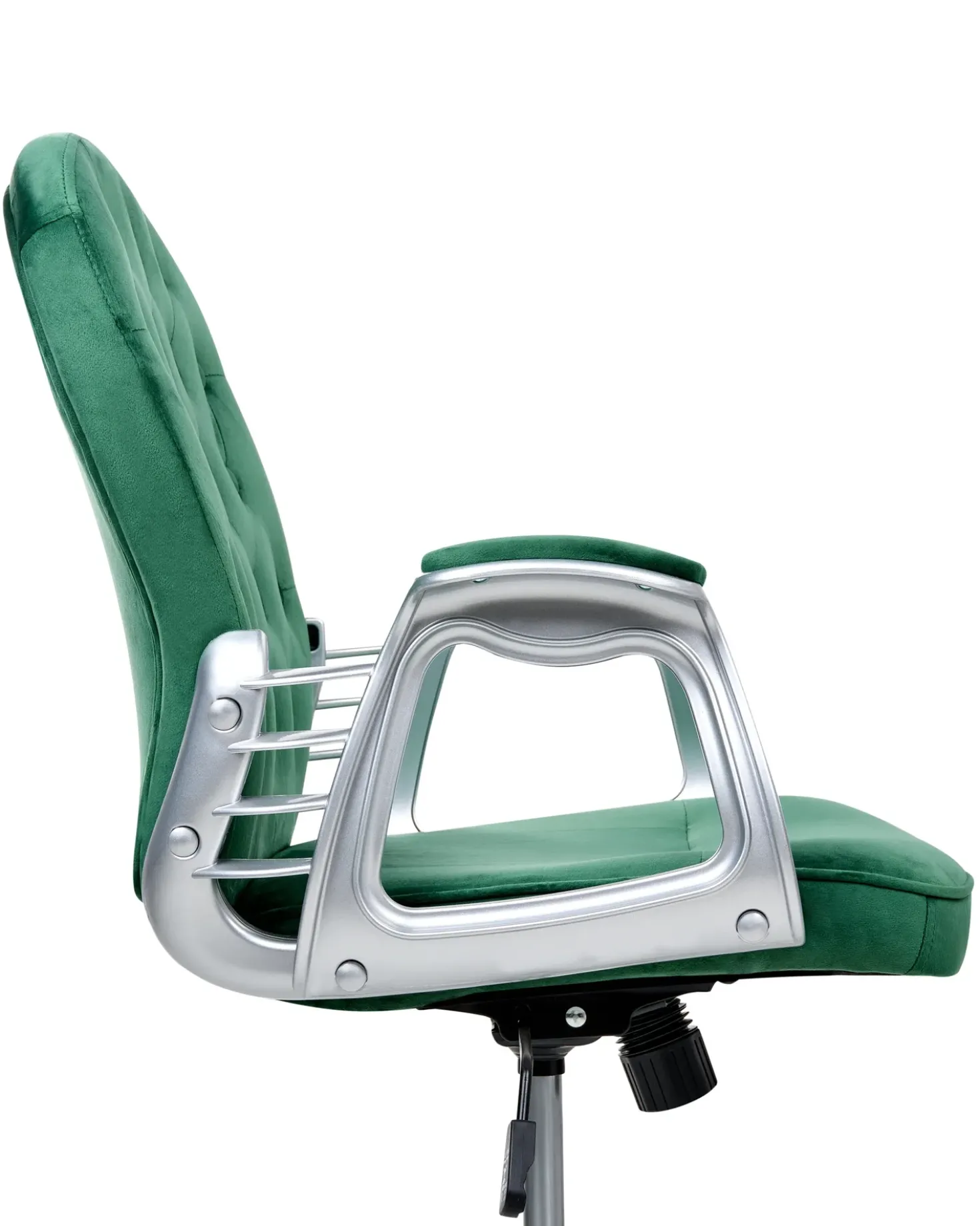 Sedia da scrivania PRINCESS Velluto Verde