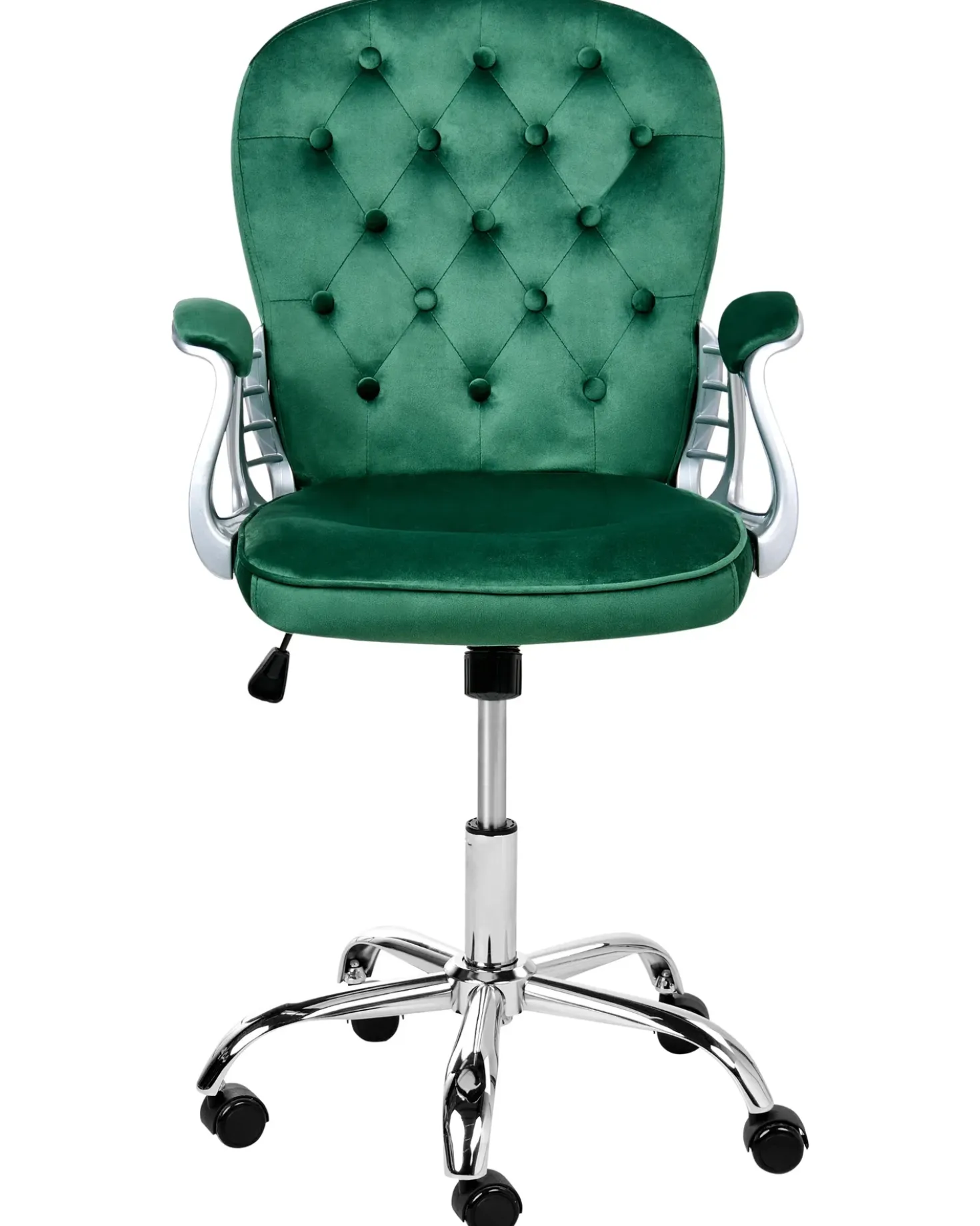 Sedia da scrivania PRINCESS Velluto Verde