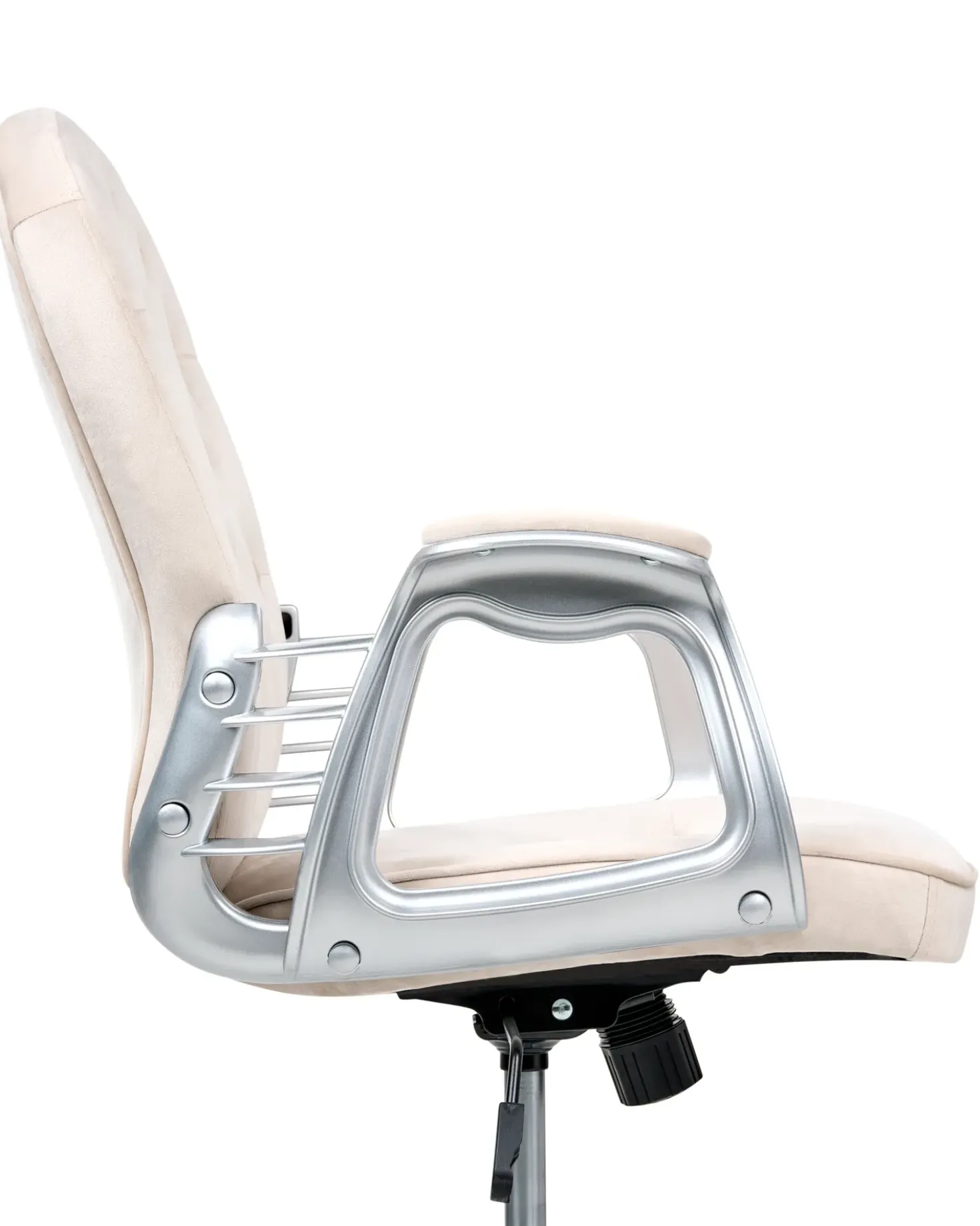 Sedia da scrivania PRINCESS Velluto Beige