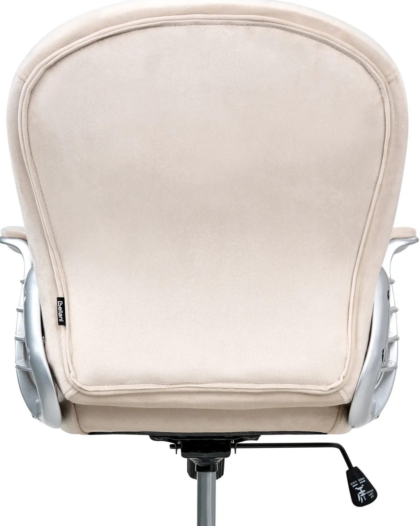Sedia da scrivania PRINCESS Velluto Beige
