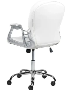 Sedia da scrivania PRINCESS Pelle sintetica Bianco