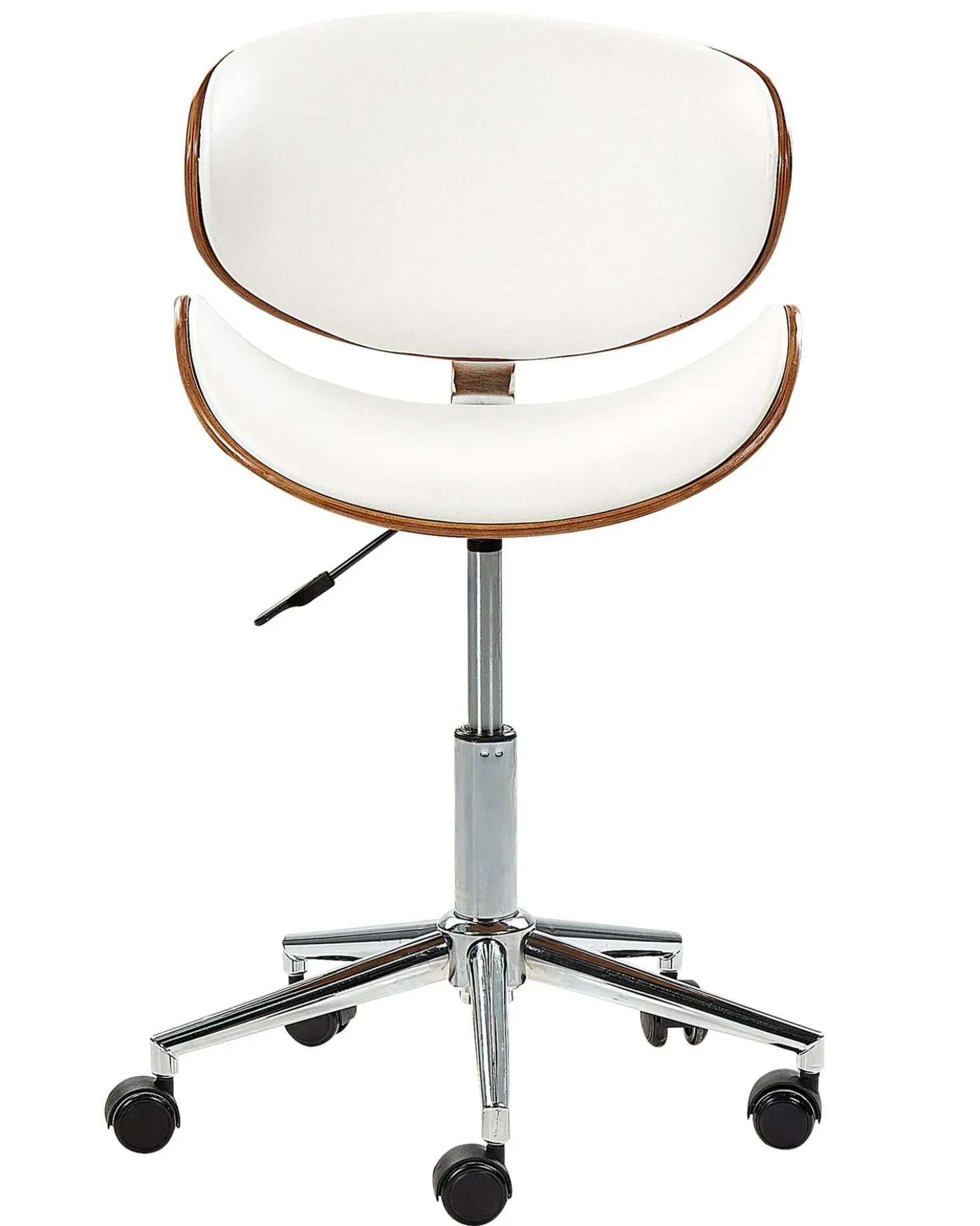 Sedia da scrivania ROTTERDAM Pelle sintetica Bianco
