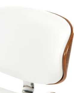 Sedia da scrivania ROTTERDAM Pelle sintetica Bianco