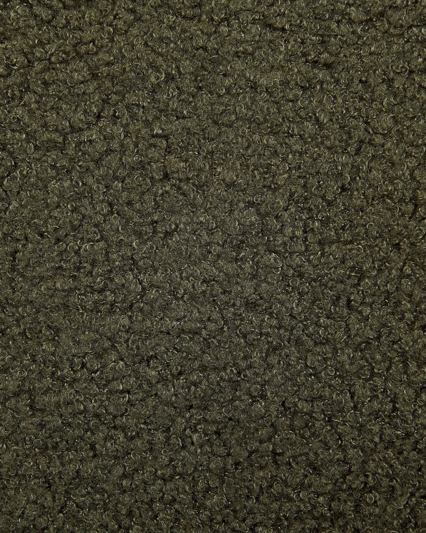 Sedia da scrivania SANILAC II Bouclé Verde scuro