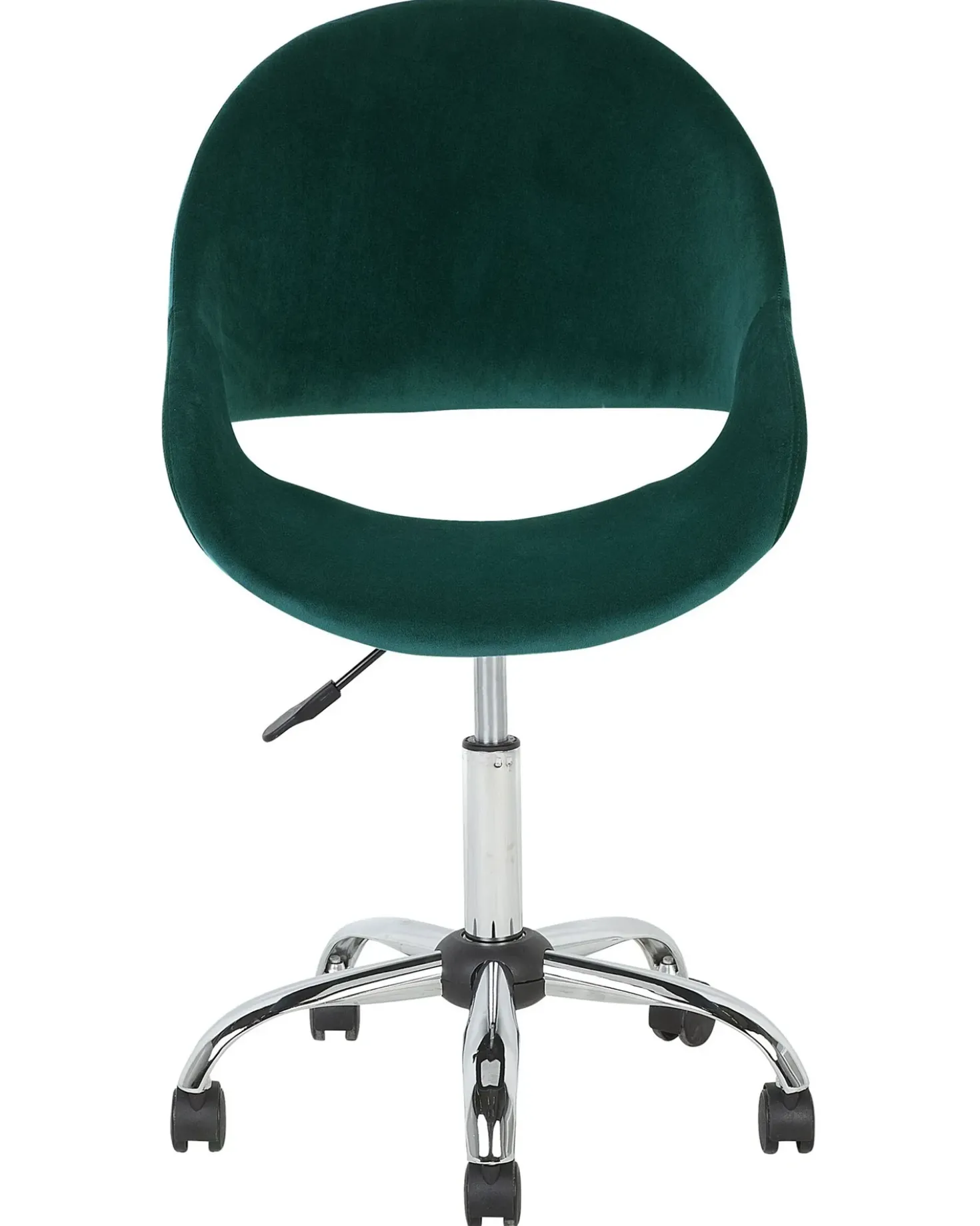 Sedia da scrivania SELMA Velluto Verde smeraldo