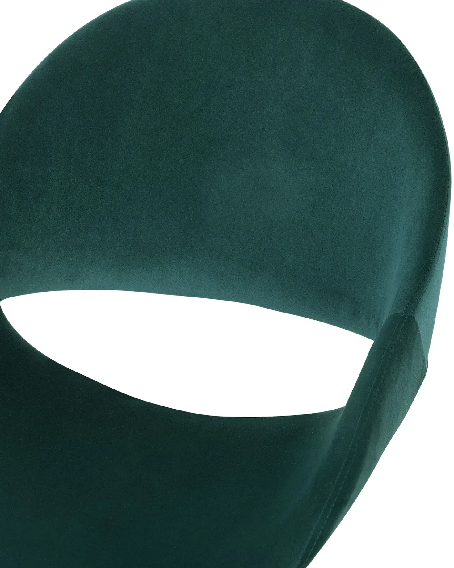 Sedia da scrivania SELMA Velluto Verde smeraldo