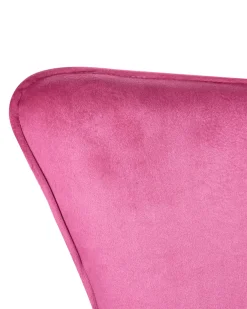 Sedia da scrivania VELENCIA Velluto Fucsia