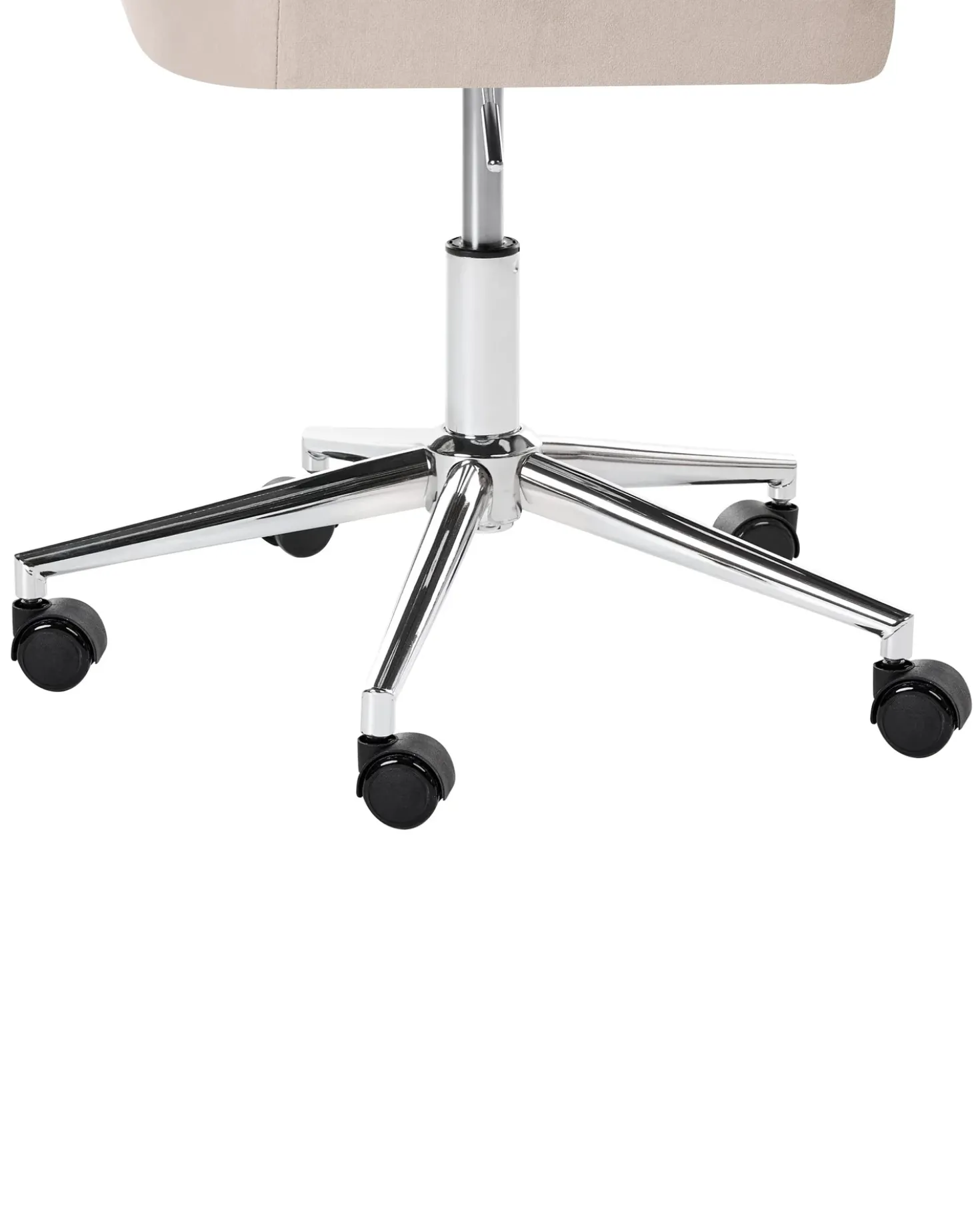 Sedia da scrivania VELORIA Velluto Beige