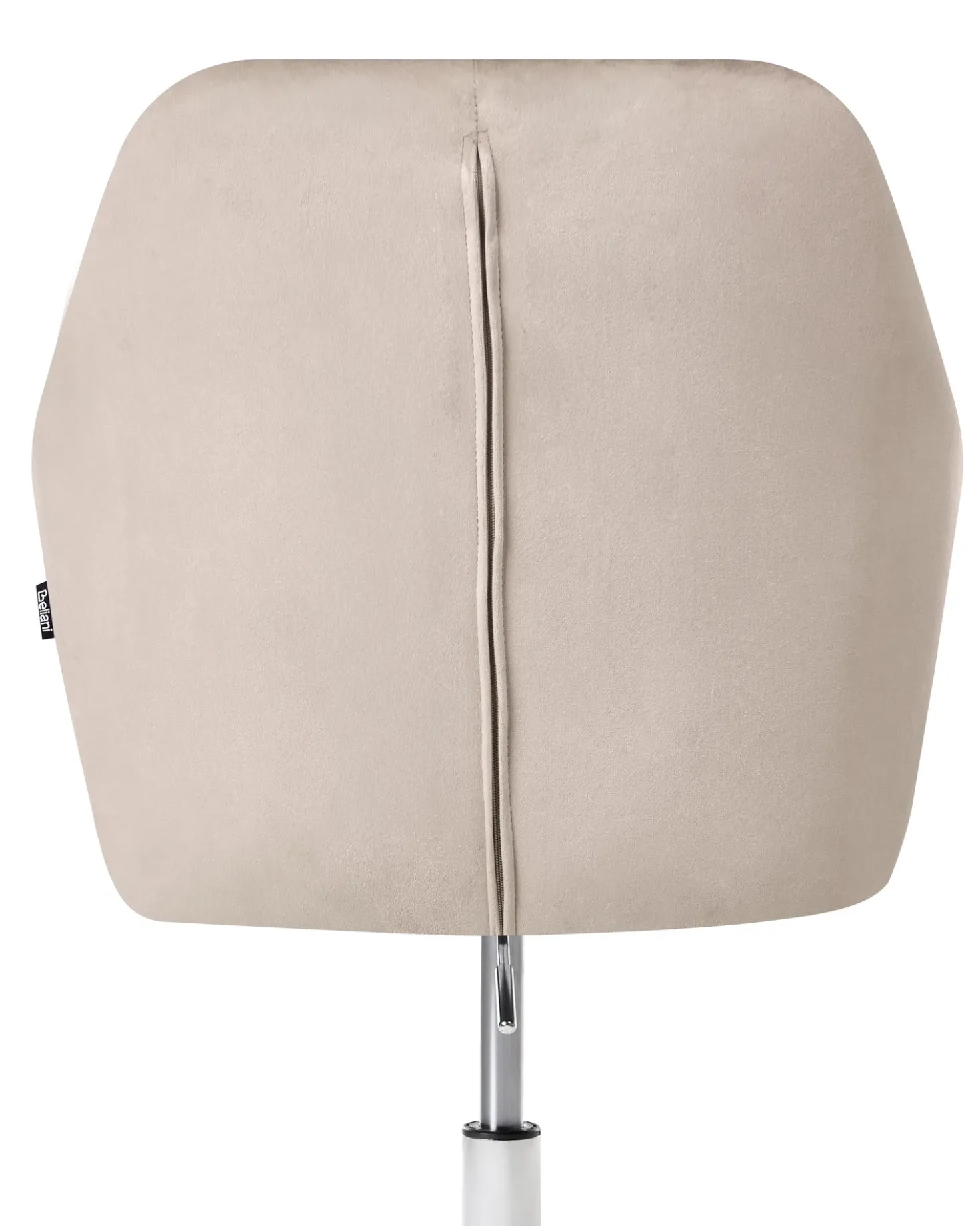 Sedia da scrivania VELORIA Velluto Beige