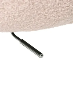 Sedia da scrivania WHIZZY Bouclé Beige chiaro