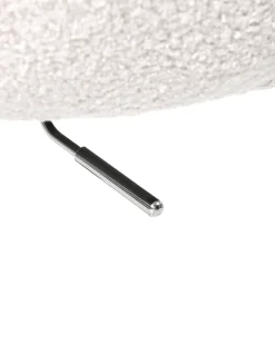 Sedia da scrivania WHIZZY Bouclé Bianco