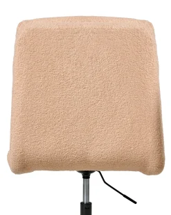 Sedia da ufficio ADDISON Bouclé Rosa pesca