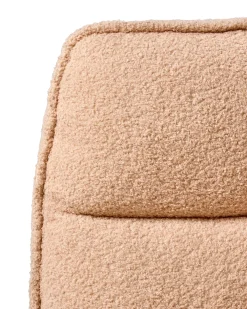 Sedia da ufficio ADDISON Bouclé Rosa pesca