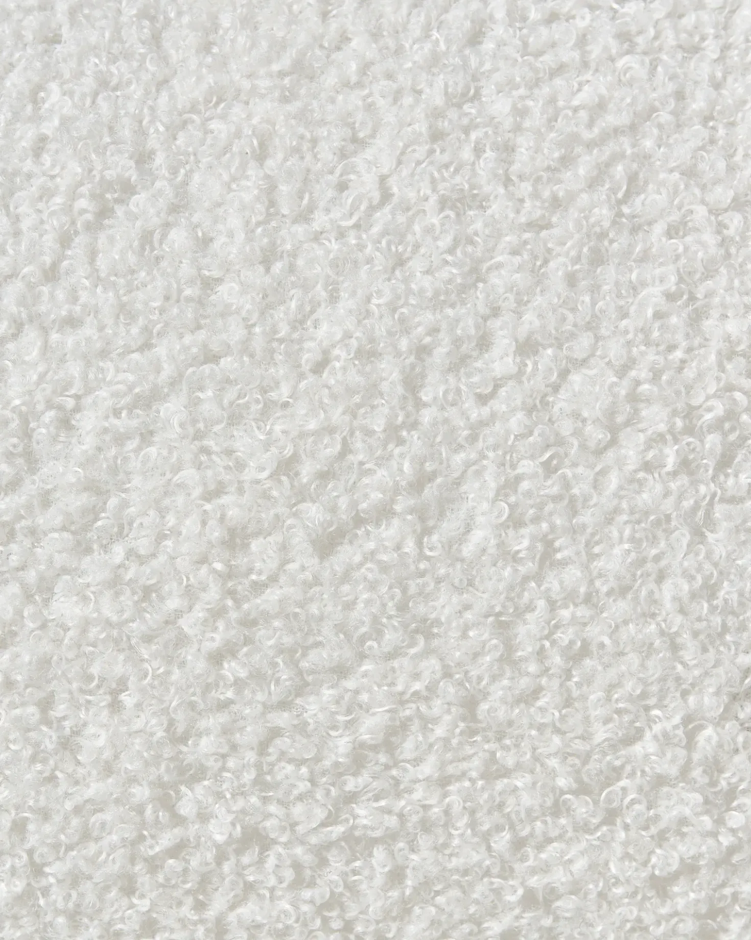 Sedia da ufficio ADDISON Bouclé Bianco