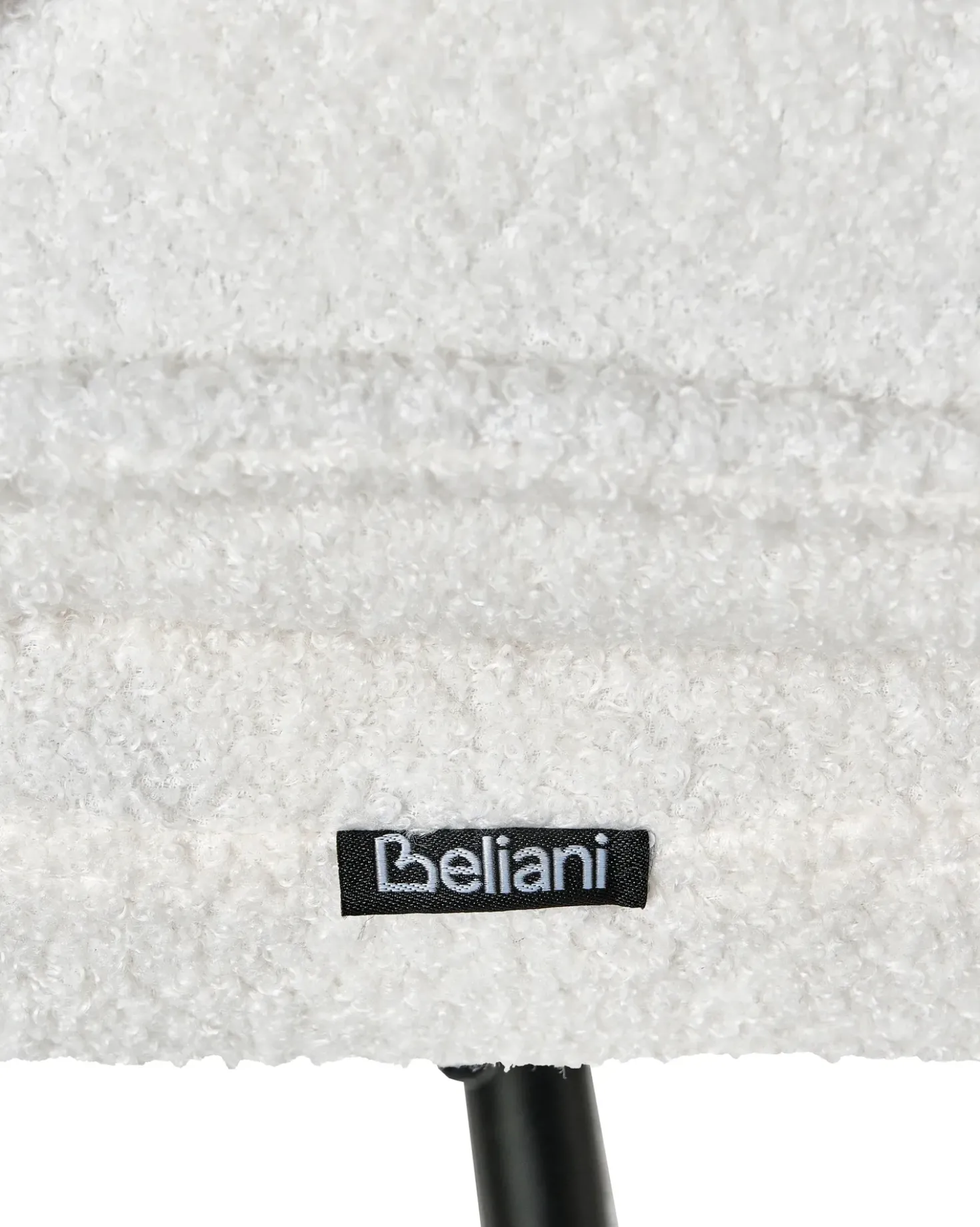 Sedia da ufficio ADDISON Bouclé Bianco