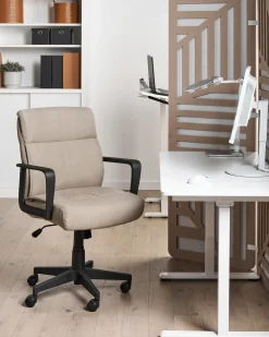 Sedia da ufficio BYRON Tessuto Beige
