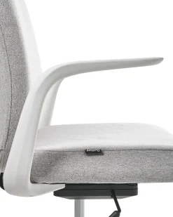 Sedia da ufficio CAPTAIN Tessuto Grigio chiaro