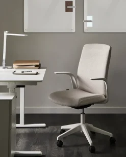 Sedia da ufficio CAPTAIN Tessuto Beige