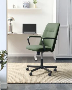 Sedia da ufficio CAROGA Tessuto Verde scuro