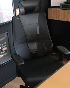 Sedia da ufficio CREATOR Pelle sintetica Nero
