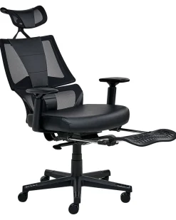 Sedia da ufficio CREATOR Pelle sintetica Nero
