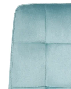Sedia da ufficio DANDY Velluto Azzurro