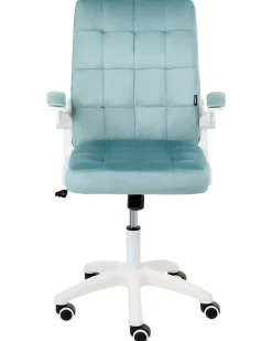 Sedia da ufficio DANDY Velluto Azzurro