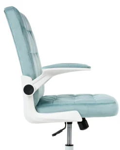 Sedia da ufficio DANDY Velluto Azzurro