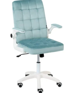 Sedia da ufficio DANDY Velluto Azzurro