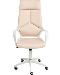Sedia da ufficio DELIGHT II Pelle sintetica Beige chiaro