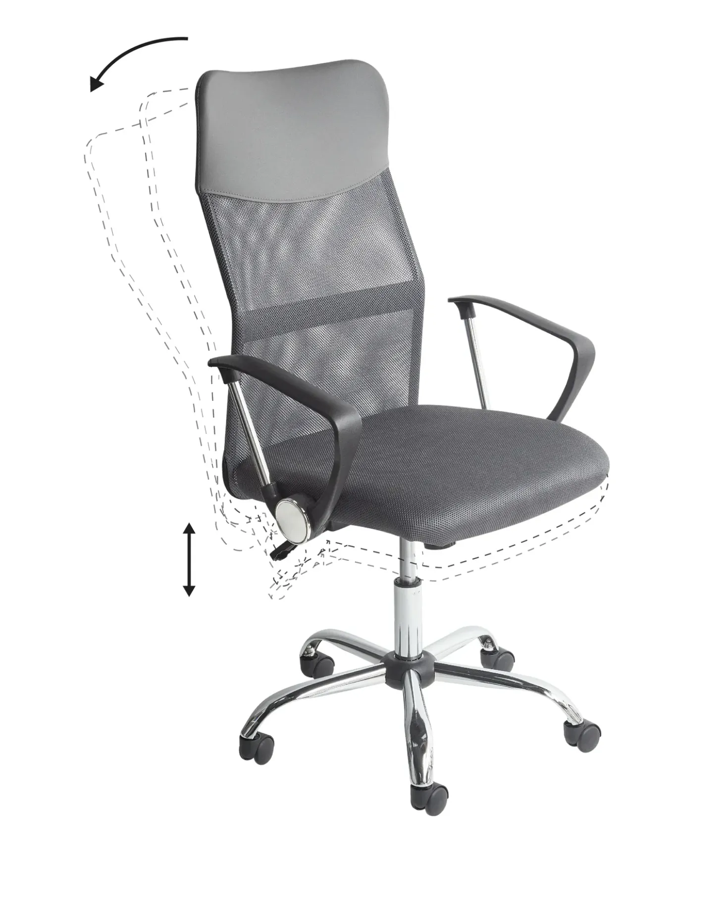 Sedia da ufficio DESIGN Grigio