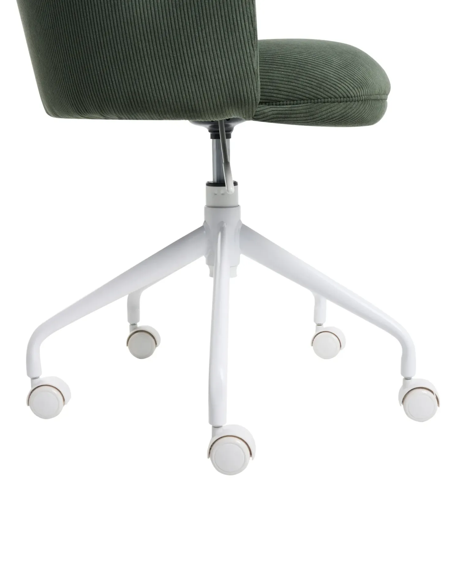 Sedia da ufficio DRYDEN Velluto a coste Verde scuro