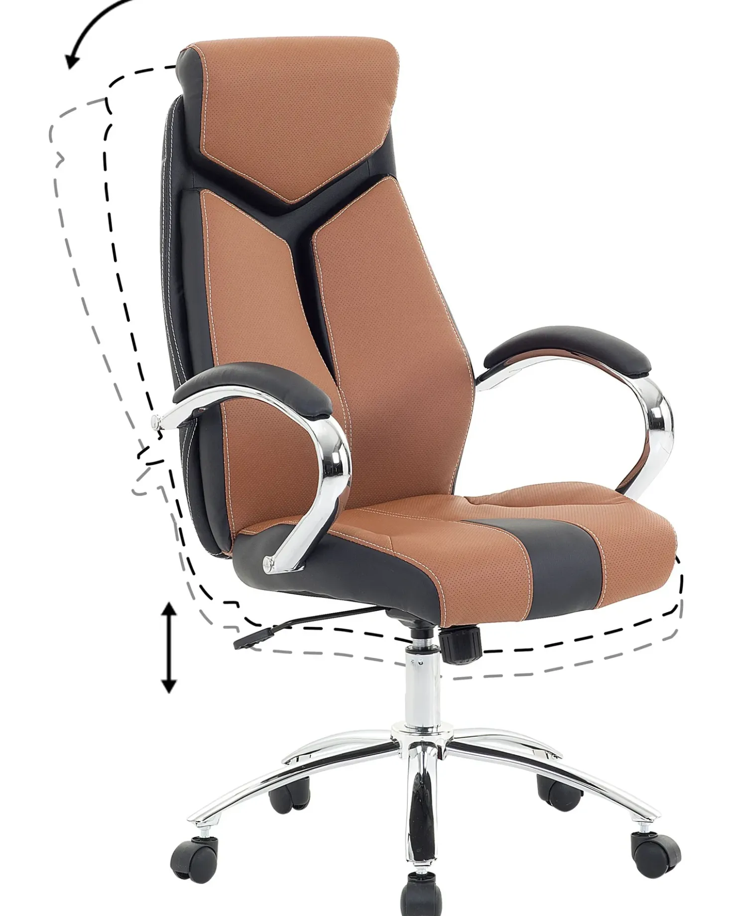 Sedia da ufficio FORMULA Marrone
