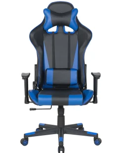 Sedia da ufficio GAMER Pelle sintetica Blu scuro