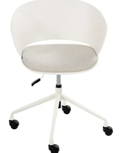 Sedia da ufficio GLEEFUL Tessuto Bianco sporco