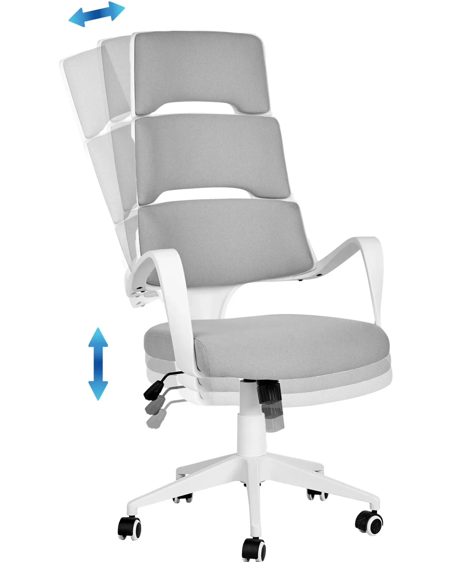 Sedia da ufficio GRANDIOSE Grigio