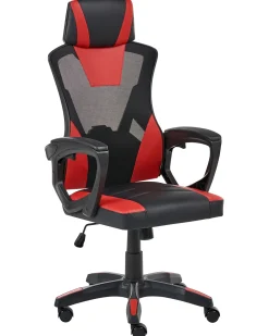 Sedia da ufficio IGNIS Pelle sintetica Rosso
