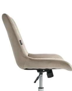 Sedia da ufficio MELROSE Velluto Tortora